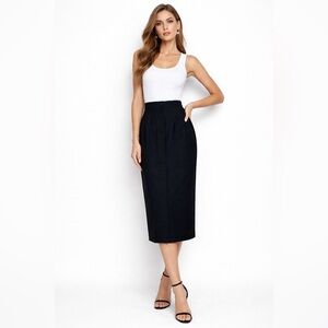 Giorgio Sant’Angelo Wool Pencil Skirt